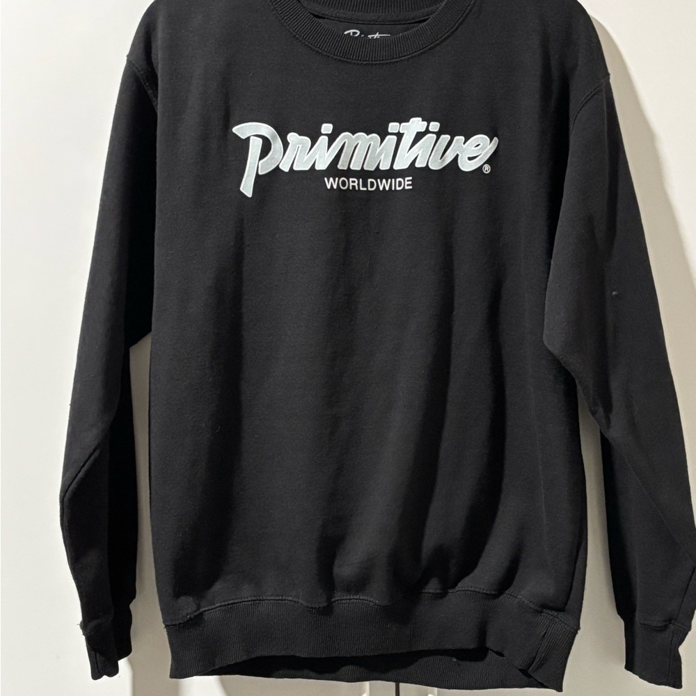 Primitive Black Crewneck Sweater Classic Style​